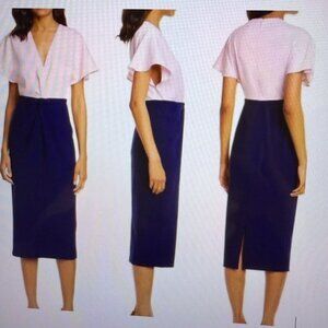 TED BAKER LONDON | NWT Ellame Sheath Wrap Bodycon Dress Size 4 (US 10-12)